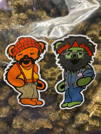 Image 2 of Cheech and Chong Bear Stickers