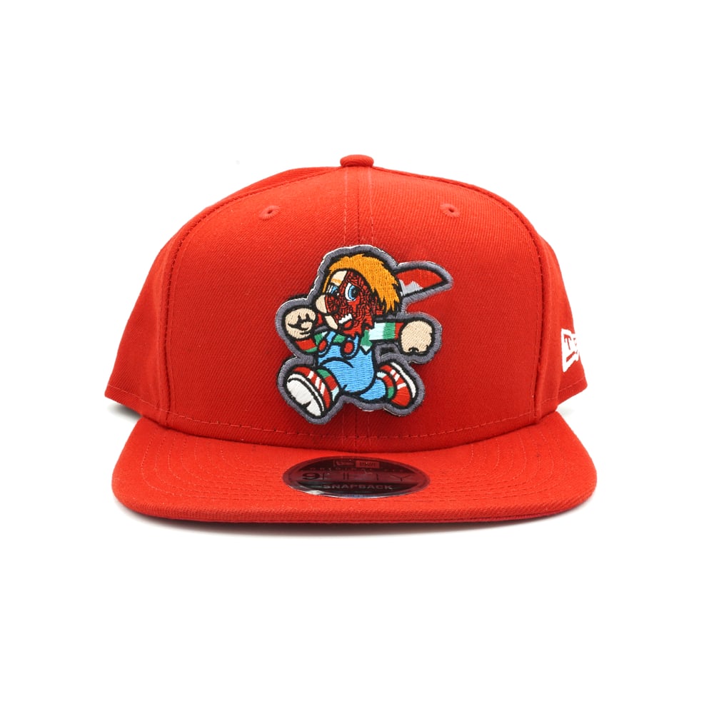 Chucky Spaghetti Face custom snap back