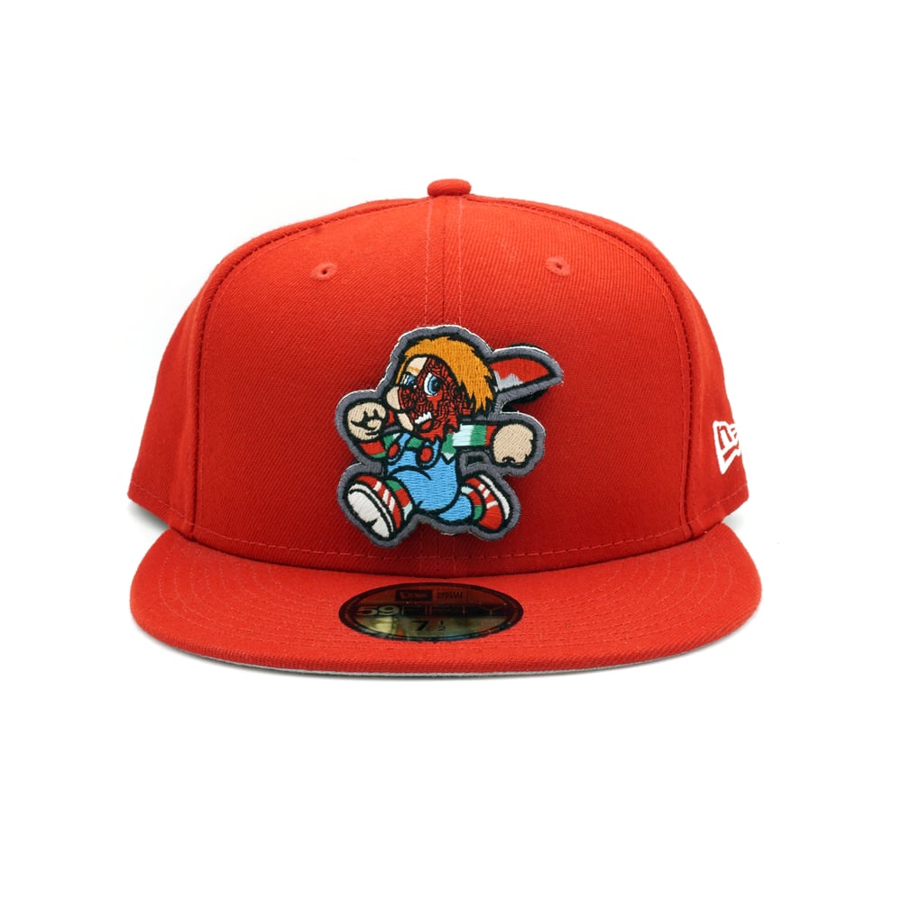 Chucky Spaghetti Face custom fitted - Red