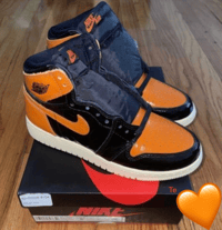 Orange & Black Jordan Mids
