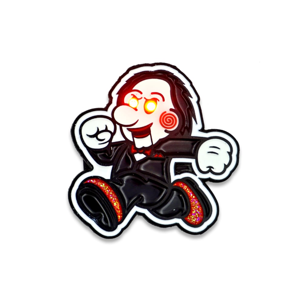 Billy the Puppet (Light-up) Enamel Pin