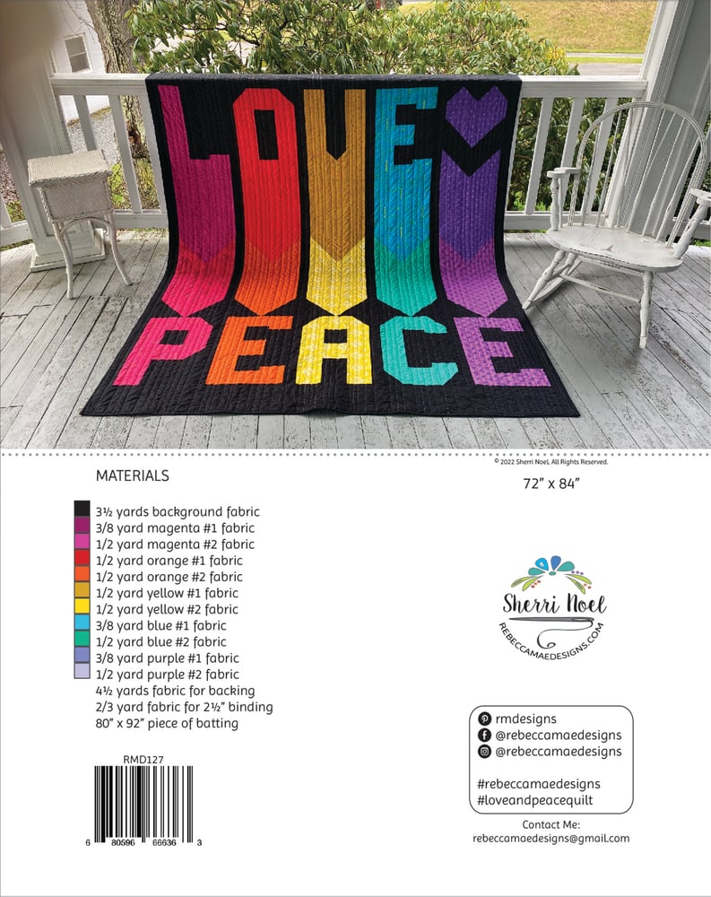 Image of LOVE & PEACE Quilt