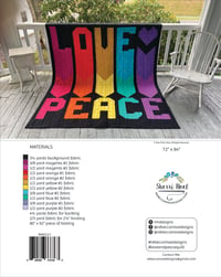 Image 2 of LOVE & PEACE Quilt