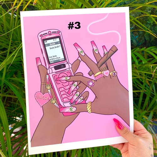 Image of $moke $e$h Art Prints