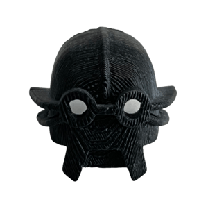 Image of Bionicle Kanohi Mask of Sensory Aptitude by KhingK (FDM Plastic-printed, Black)