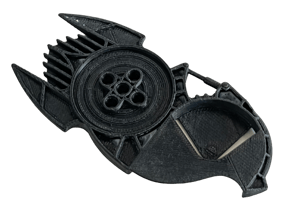 Image of Bionicle Toa Hagah Shield by KingSidorak (FDM Plastic-printed, Black)