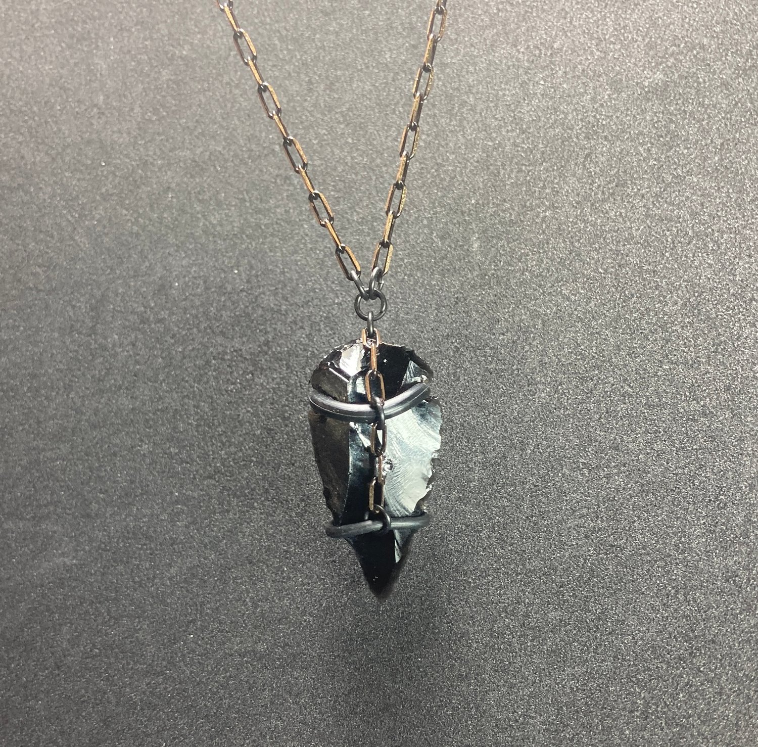 Image of ONE of a Kind || Obsidian Arrowhead #1