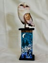 Barn Owl Sculpture - Miss Midnight