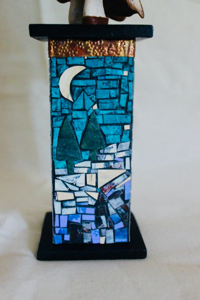 Barn Owl Sculpture - Miss Midnight