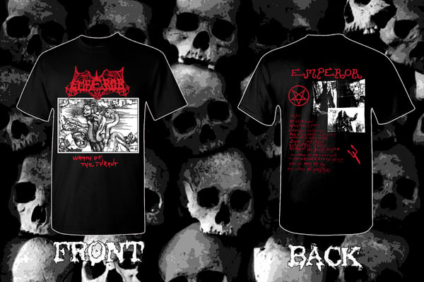 Image of EMPEROR " Wrath of the Tyrant"  short sleeve t-shirt