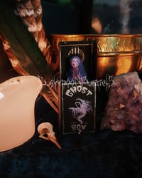 Pocket Phantom Ghost in a Box (purple haze with candle halo)