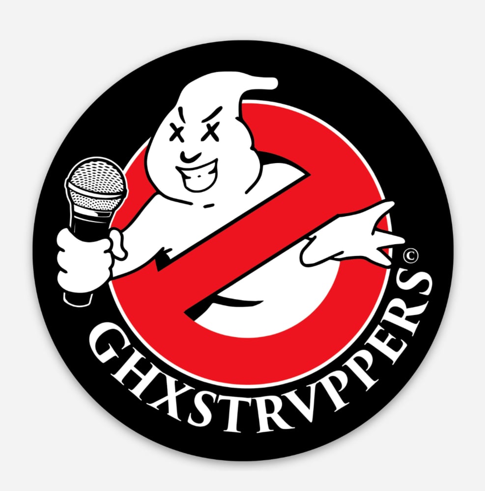 Image of GHXSTRVPPERS CIRCLE STICKER