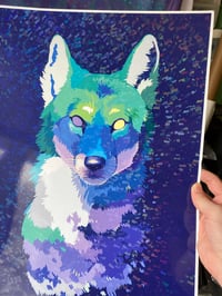 Image 1 of Coloryote - 12 x 18 Holographic Art Print