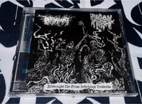 Image 2 of DISTRAUGHT / FAECAL TRIPLE  “ Allthrought The Gross Infectology Thresholds” CD