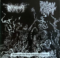 Image 1 of DISTRAUGHT / FAECAL TRIPLE  “ Allthrought The Gross Infectology Thresholds” CD