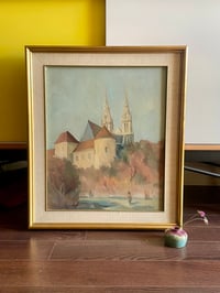 Image 1 of Zagreb Cathedral, Oil on Canvas