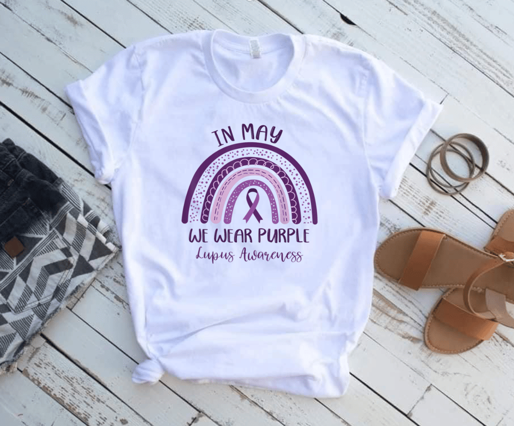 Image of In May we Wear Purple Lupus Awarness Tee