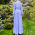 Pale Periwinkle Sheer "Beverly" Dressing Gown FINAL CLEARANCE SALE! Was $249.99, now $99.99 Image 3