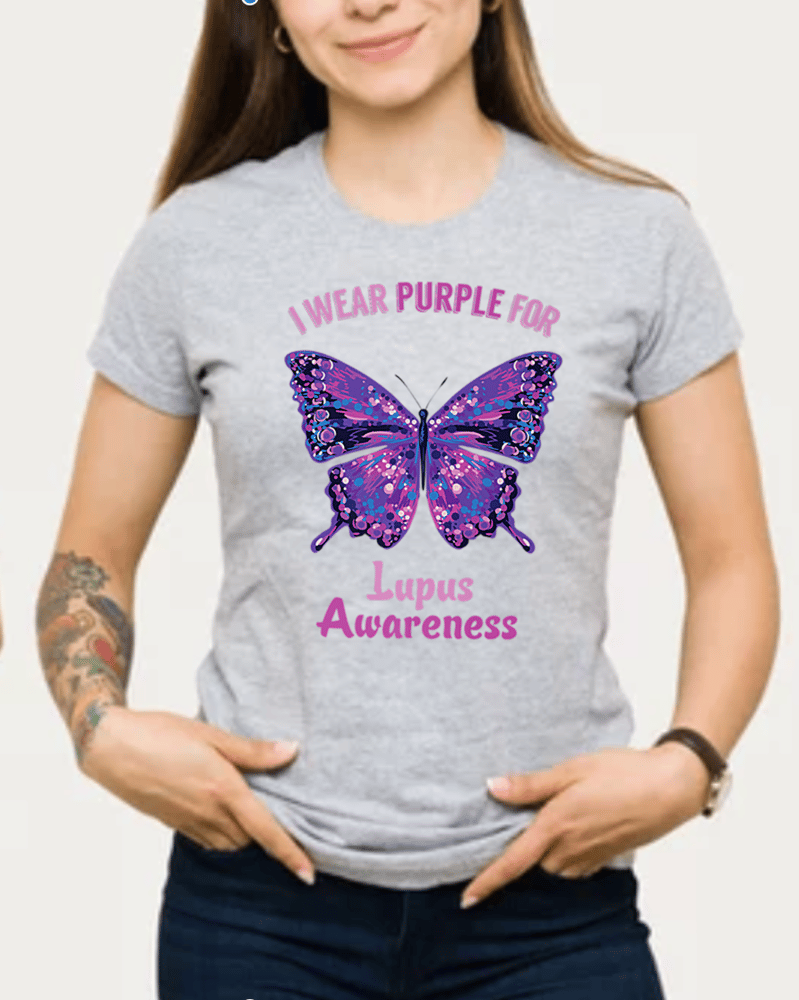 Image of I Wear Purple For Lupus Tee