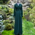 Deep Green Sheer "Beverly" Dressing Gown  Image 2