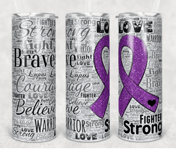 Image of Fighter Lupus Awareness Tumbler