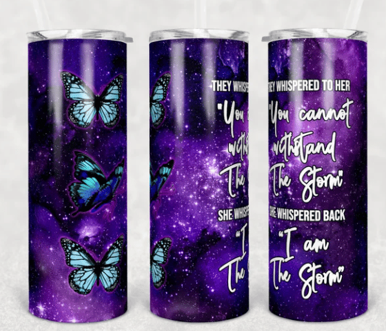 Image of "I am the Storm" Lupus Awareness Tumbler