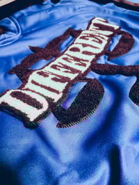 Image 2 of BLUE (CHENILLE EMBROIDERED) "DIFFERENT" JOGGER SUIT