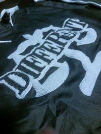 Image 2 of BLACK (CHENILLE EMBROIDERED) "DIFFERENT" JOGGER SUIT