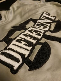 Image 2 of GREY (CHENILLE EMBROIDERED) "DIFFERENT" JOGGER SUIT