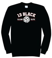Image 1 of Illini Elite 13 Black Crewneck Sweatshirt