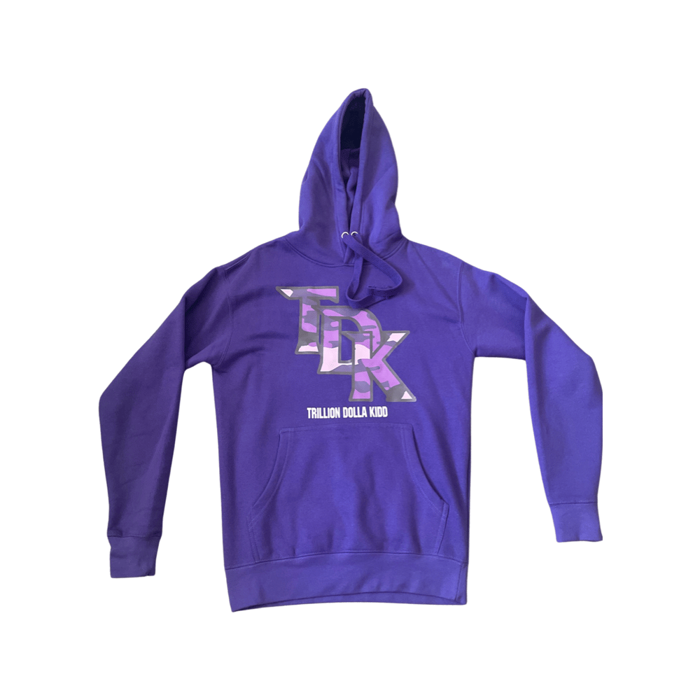 Purple Camo TDK pullover Hoodie 