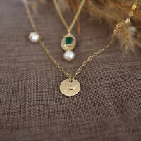 Image 3 of Eco Gold Orbit Necklette