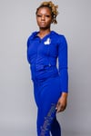 Blue 2 piece TrillionDollaladies Suit