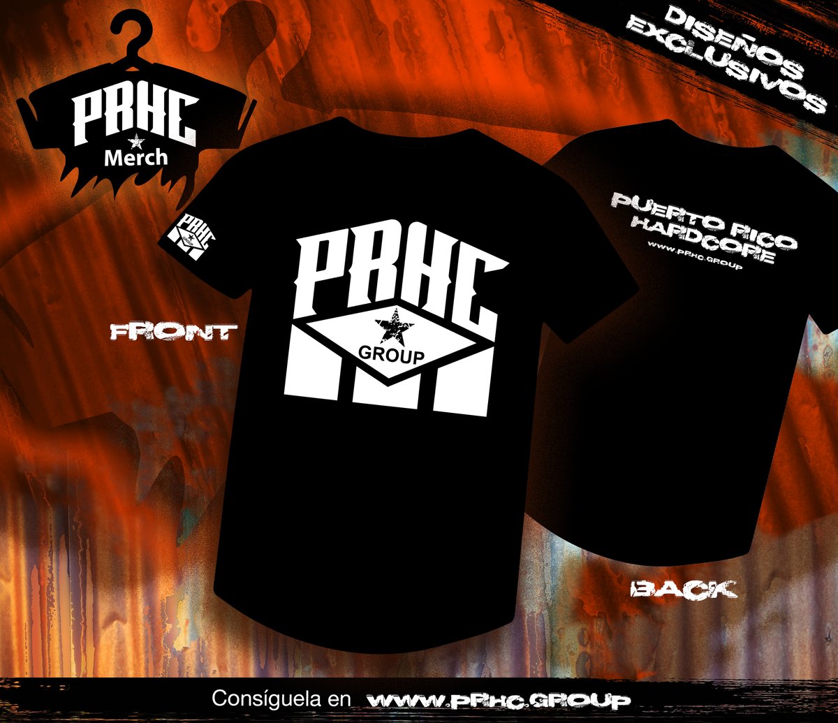 Image of PRHC GROUP (Puerto Rico Hardcore) T-Shirt 