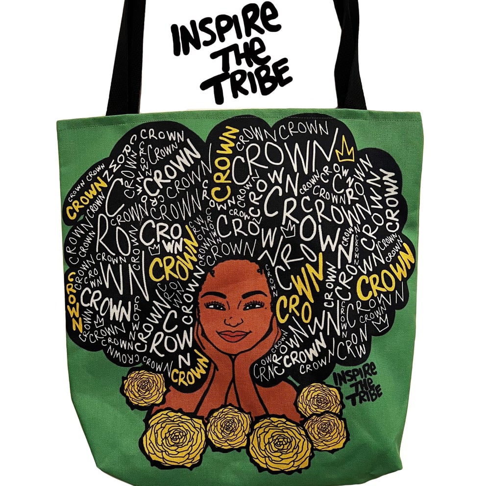 INSPIRE THE TRIBE Crown Tote Bag