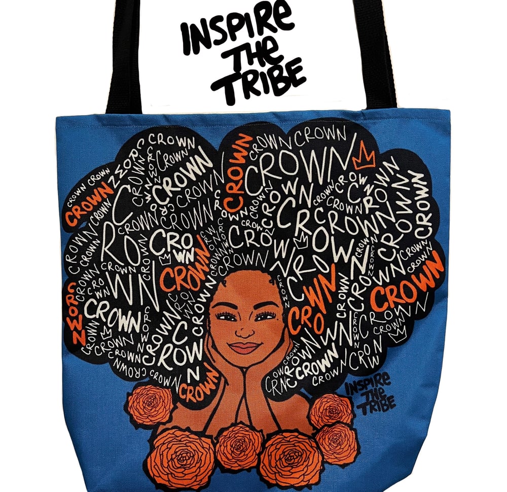 INSPIRE THE TRIBE Crown Tote Bag