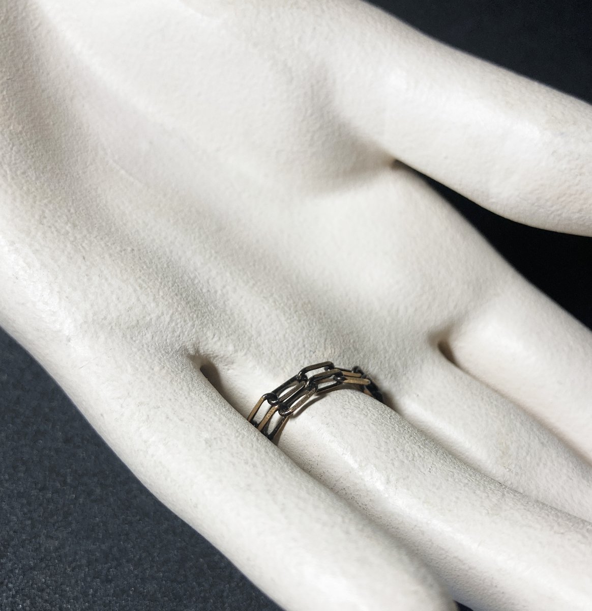 Wired Resistance — Quill Ring V.2 - Black & Brass