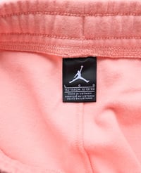 Image 5 of Jordan Jumpman Girls Peach French Terry Shorts
