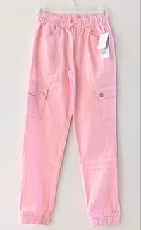 Image 1 of Kensie Girl Pink Cargo Pants