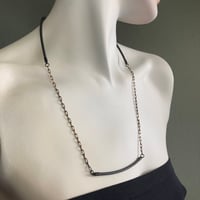 Image 2 of SHIMMER | Black & Brass Convertible Necklace to Eyeglass Chain