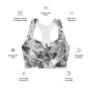 "Diamonds r 4ever" Sports Bra