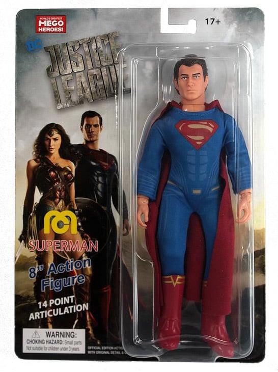 DC Justice League Superman 8 Inch Mego Figure (Henry Cavill)