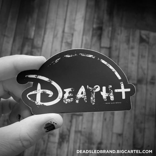 Death+ Vinyl Sticker | deadsledbrand