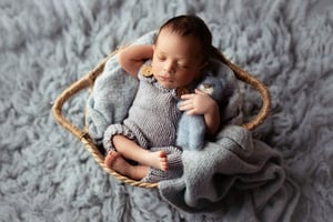 Image of Newborn Knit Overalls / 3 colors