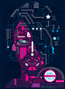 Image of Girl Talk Seattle Poster 2009