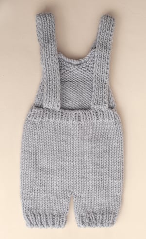 Image of Newborn Knit Overalls / 3 colors