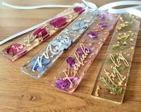 Image 2 of Personalised Botanical Bookmarks