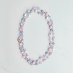 Kunzite & Australian Pearl Necklace