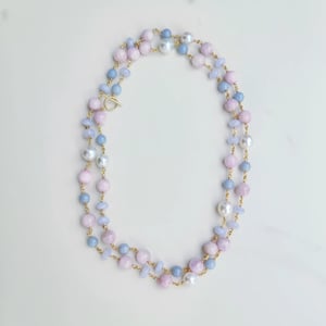 Kunzite & Australian Pearl Necklace