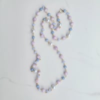 Image 3 of Kunzite & Australian Pearl Necklace